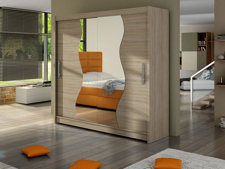 Kledingkast Closico 126 (Sonoma eik)