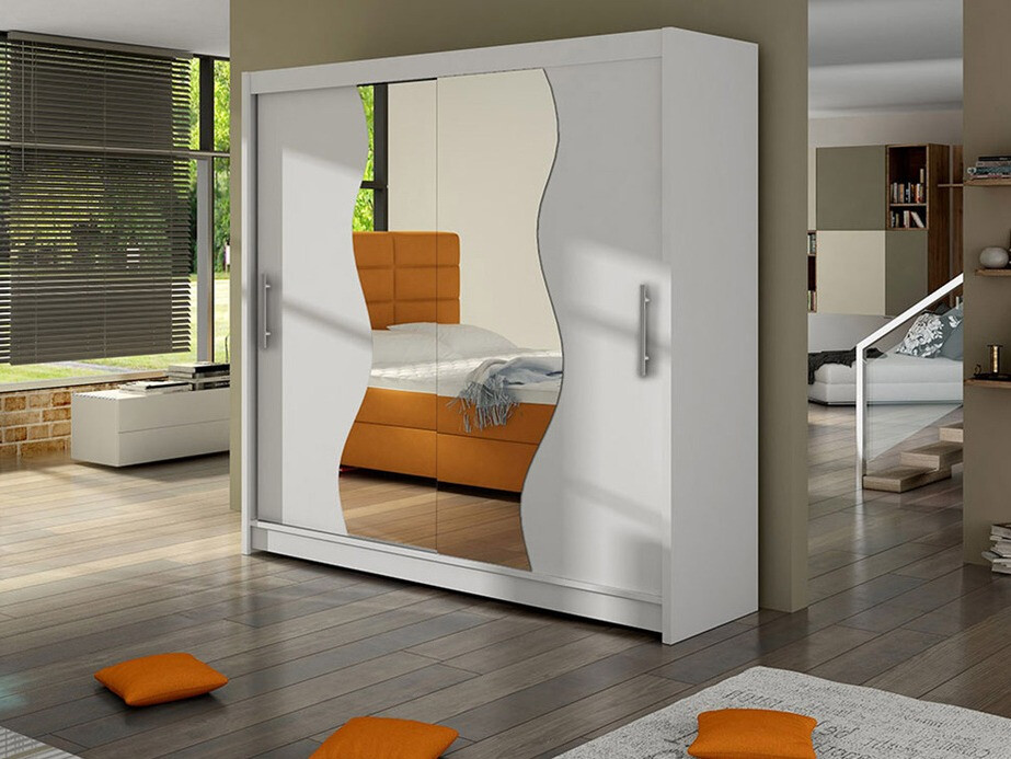 Kledingkast Closico 126 (Wit)