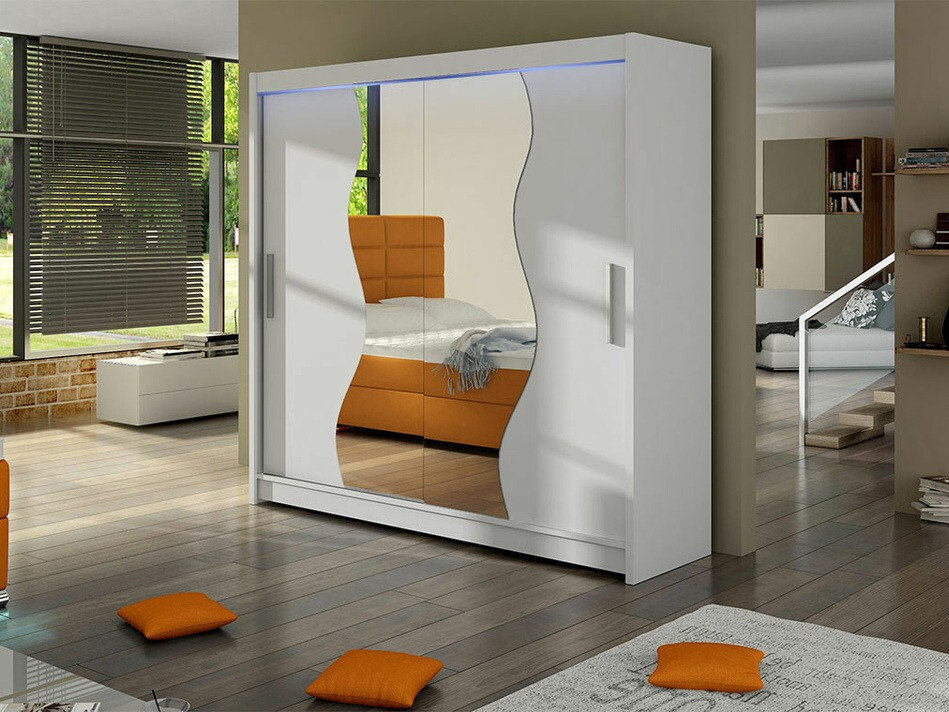 Kledingkast Closico 126 (Wit)