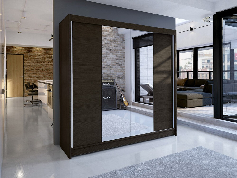 Kledingkast Closico 138 (Donkere eik)