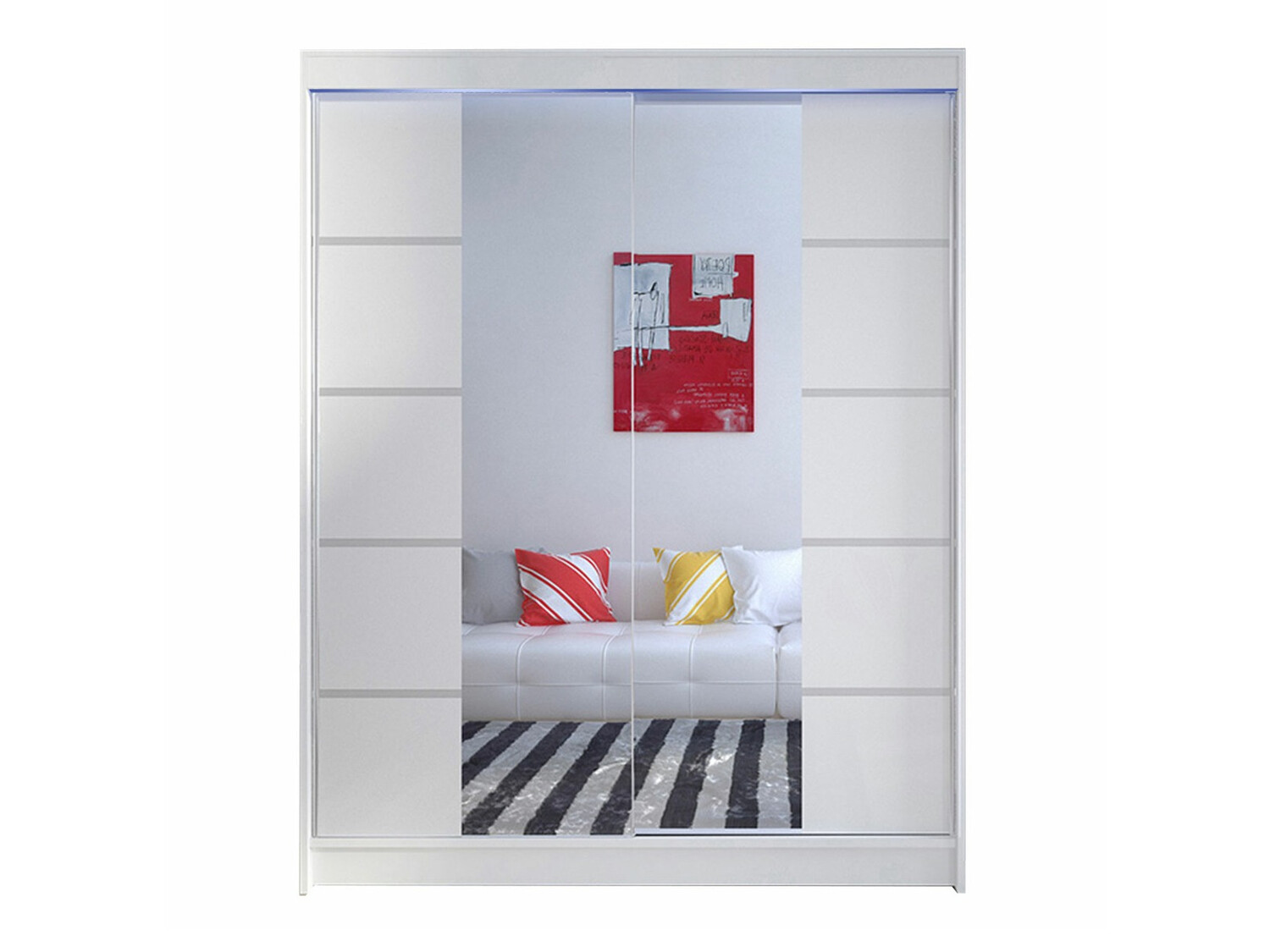 Kledingkast Closico 146 (Wit)