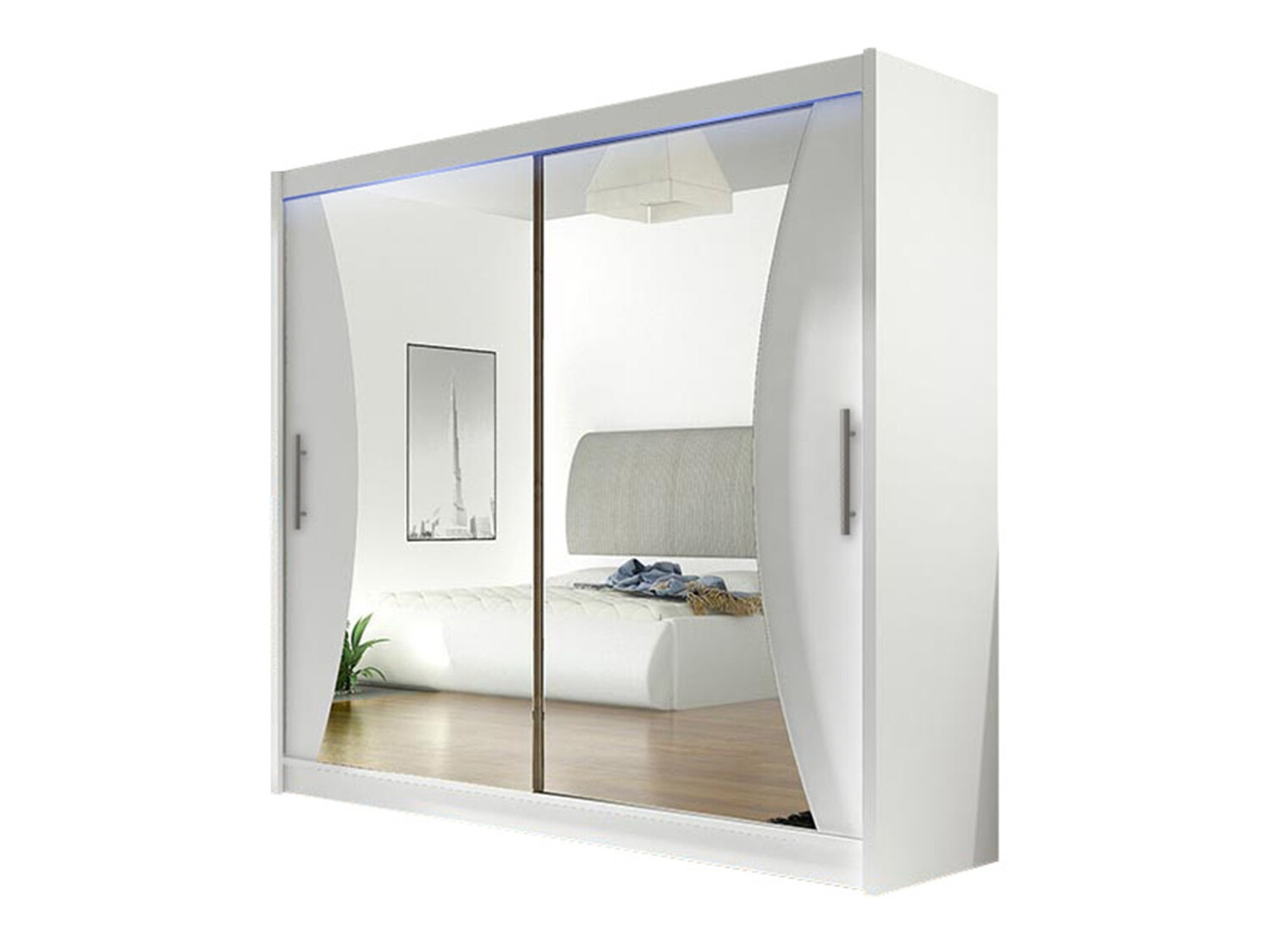 Kledingkast Closico Pallor V (Wit)