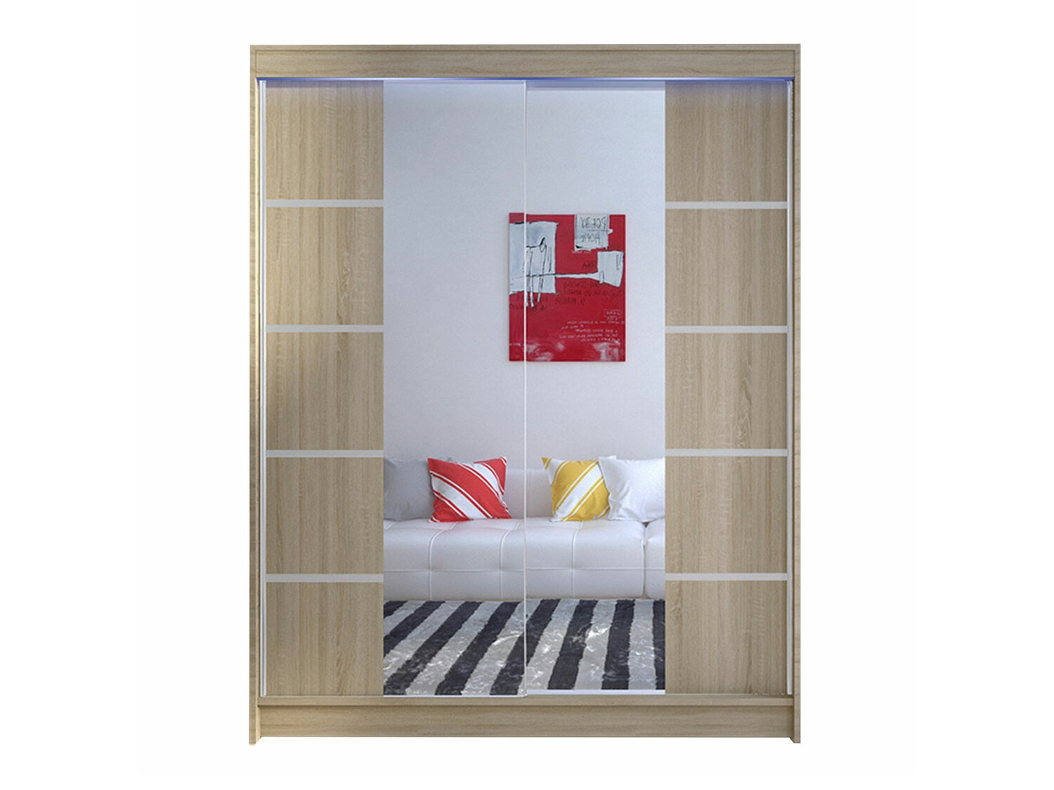 Kledingkast Closico Vastor V (Sonoma eik)