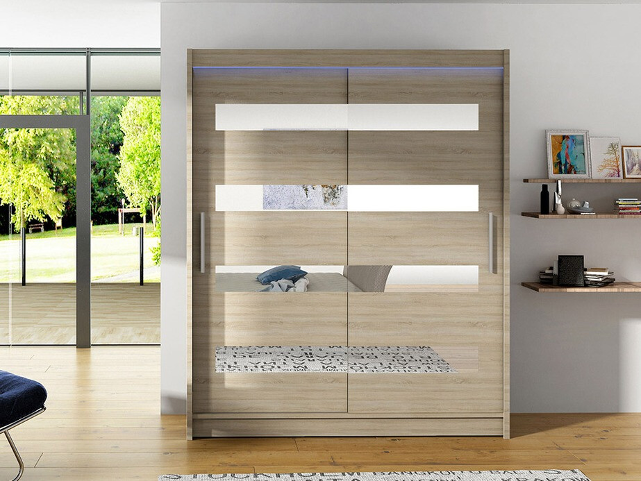 Kledingkast Closico 136 (Sonoma eik)