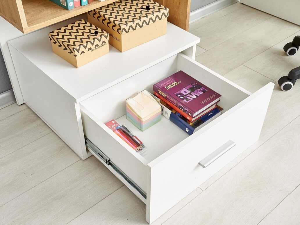 Bureau Houston 826 (Wit + Gouden eik)