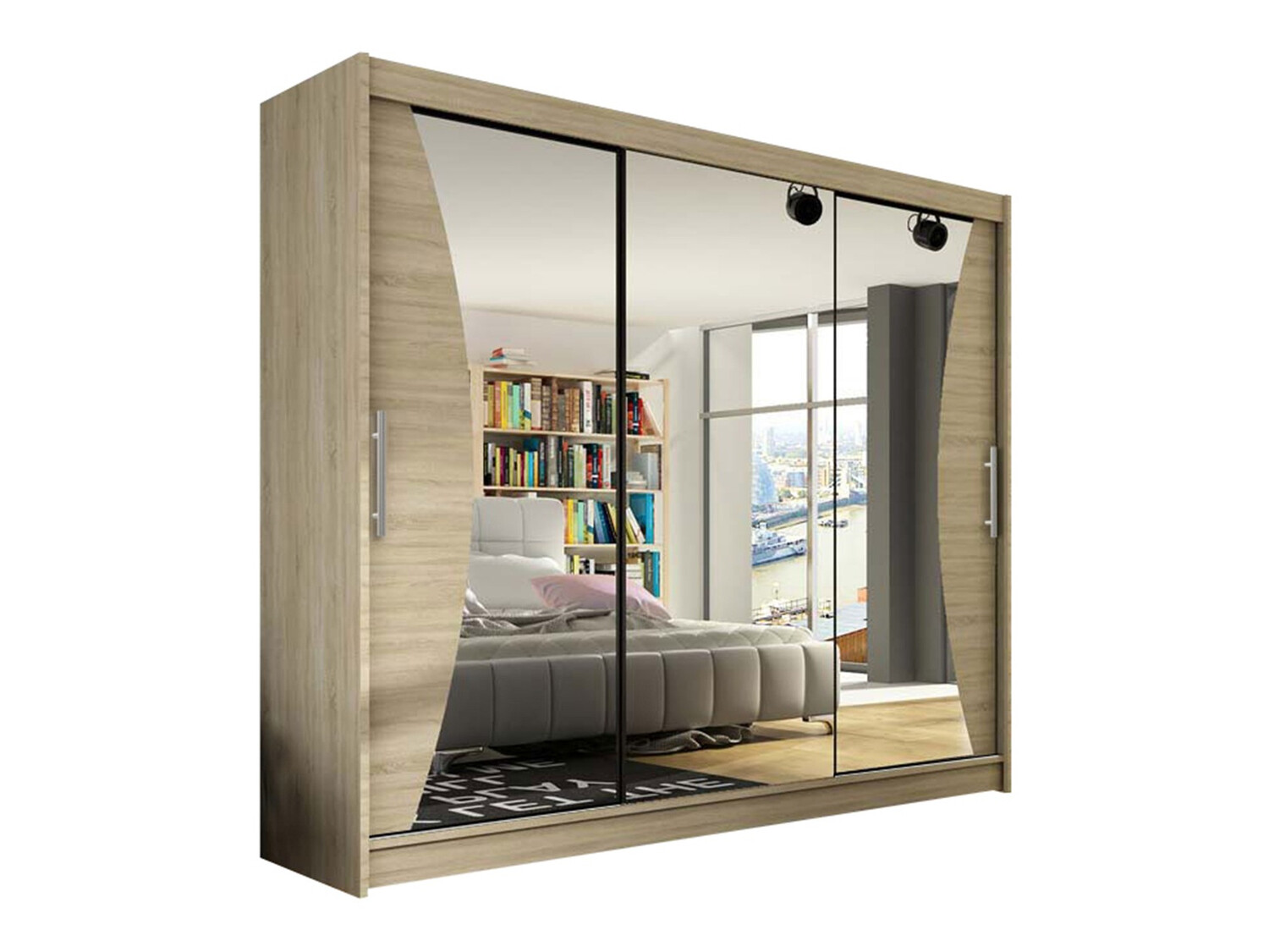 Kledingkast Closico 120 (Sonoma eik)