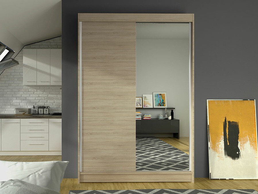 Kledingkast Closico 147 (Sonoma eik)