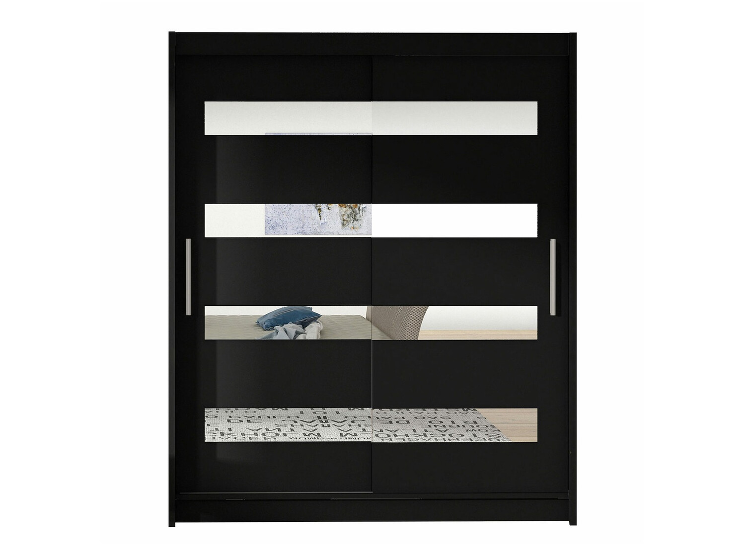 Kledingkast Closico Camera XIII (Zwart)