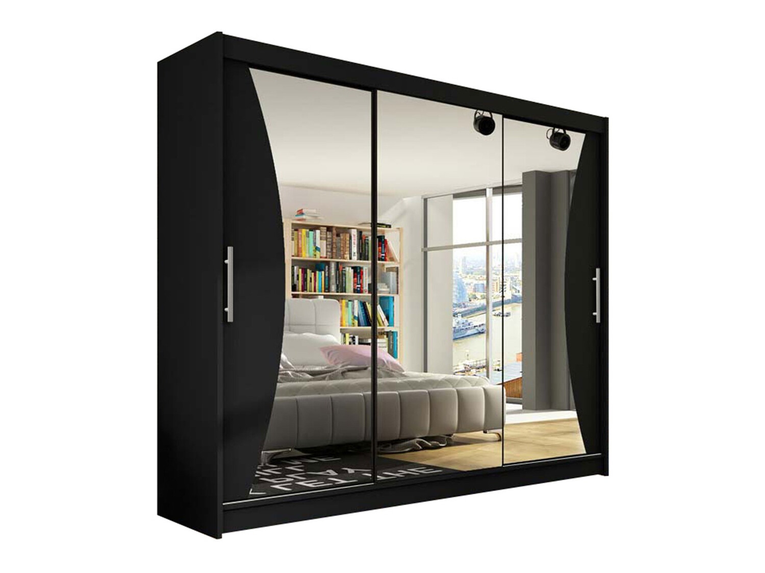 Kledingkast Closico Ordo IV (Zwart)