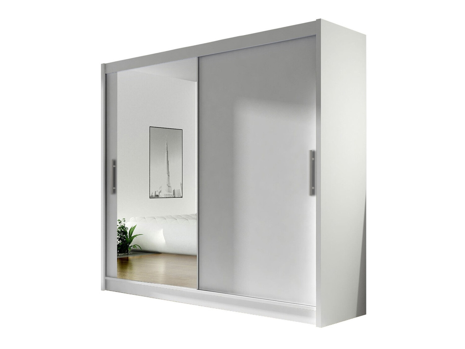 Kledingkast Closico Pallor VI (Wit)
