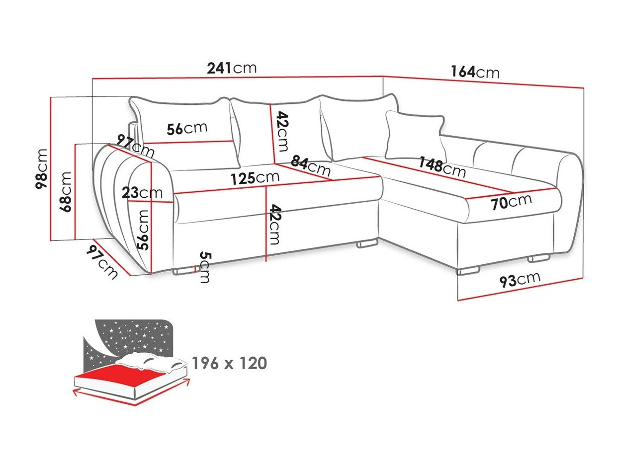 Hoekbank Carlsbad 112 (Soft 011 + Muna 08)