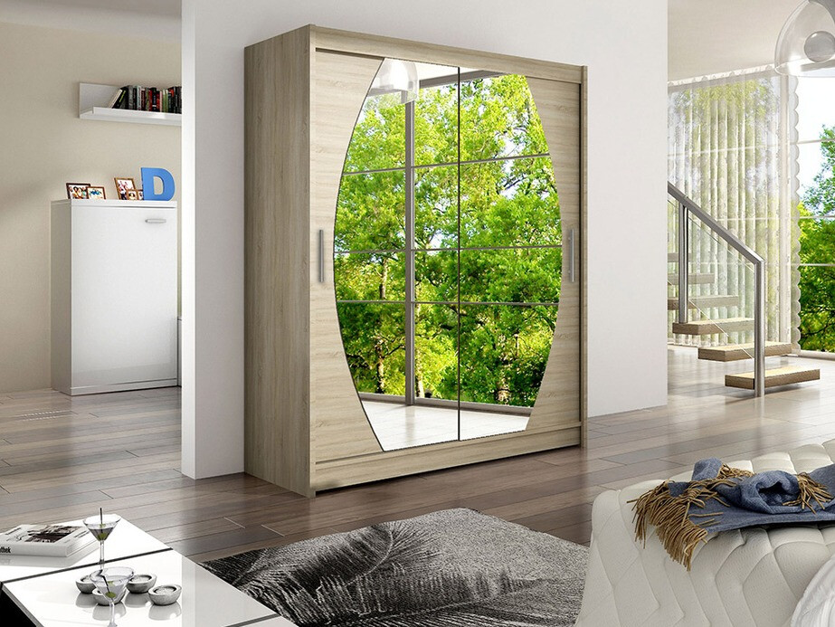 Kledingkast Closico 121 (Sonoma eik)