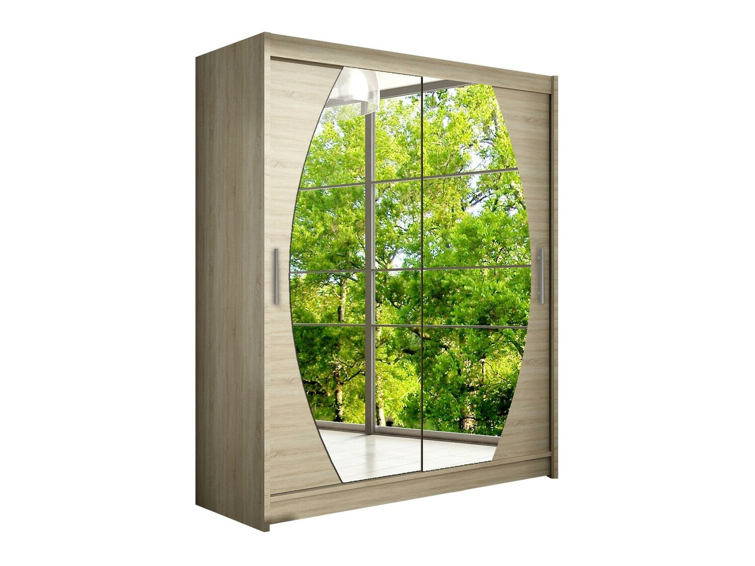 Kledingkast Closico 121 (Sonoma eik)