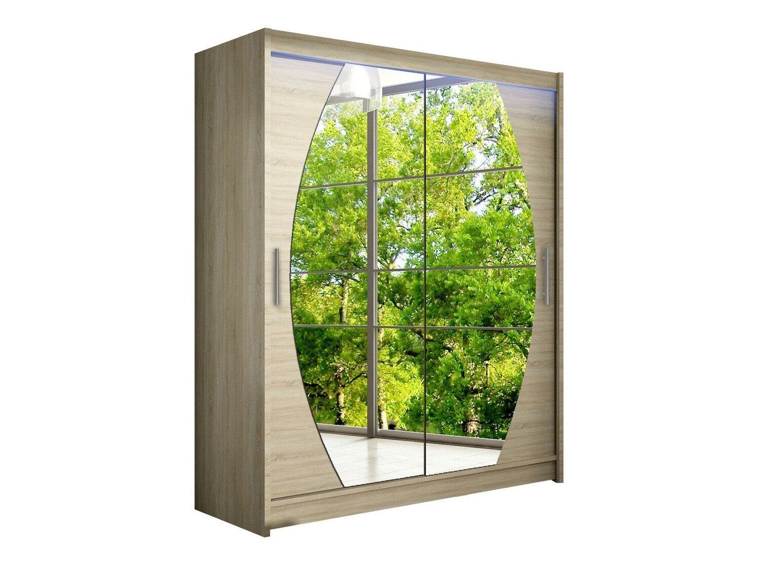 Kledingkast Closico 121 (Sonoma eik)