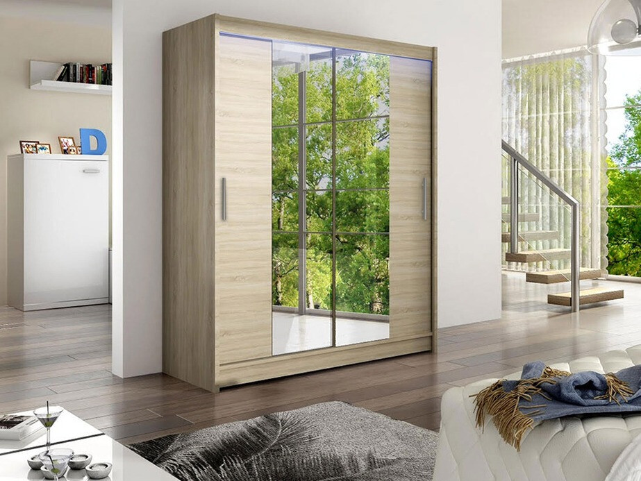 Kledingkast Closico 132 (Sonoma eik)