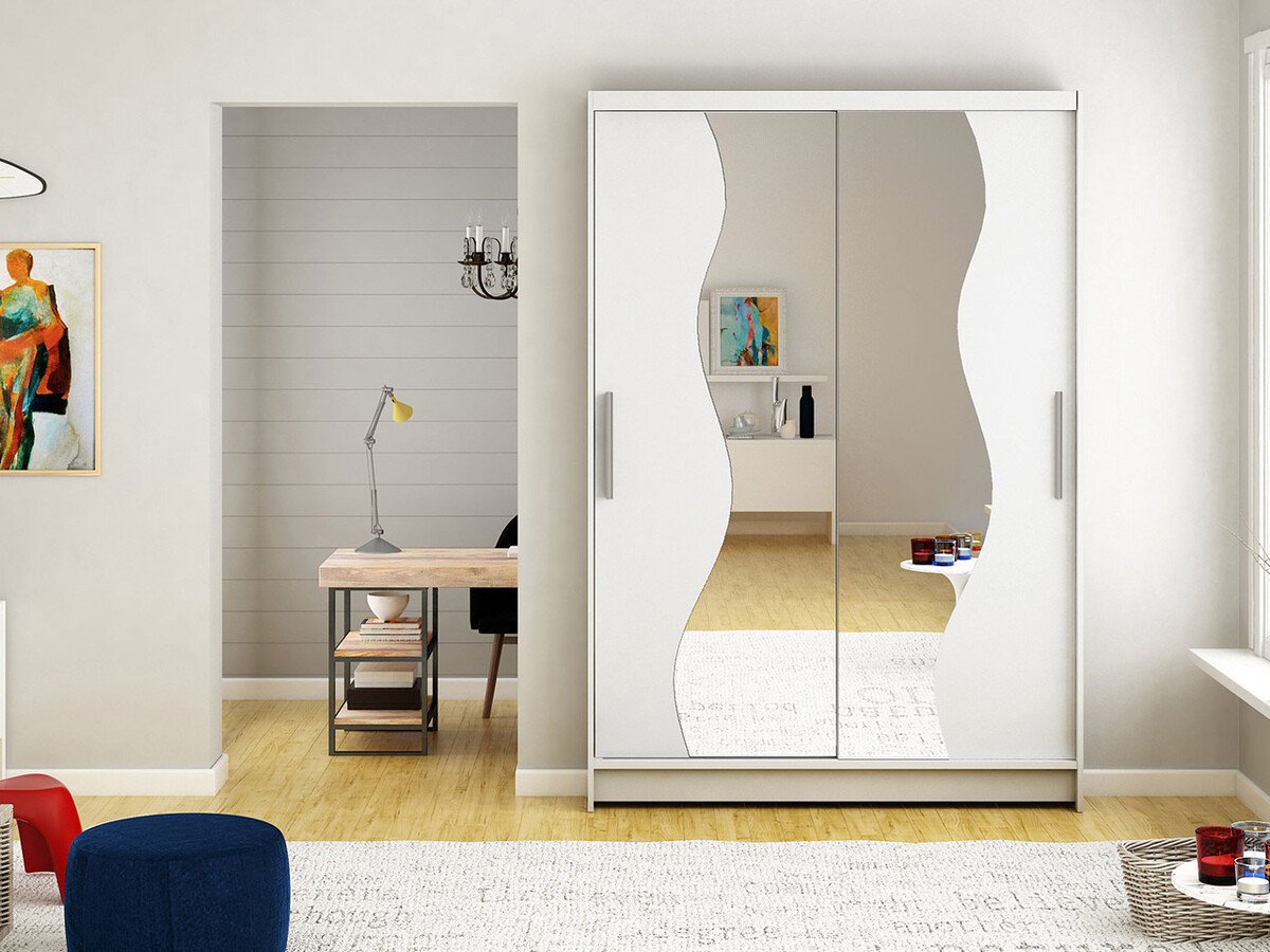 Kledingkast Closico Pacron S (Wit)