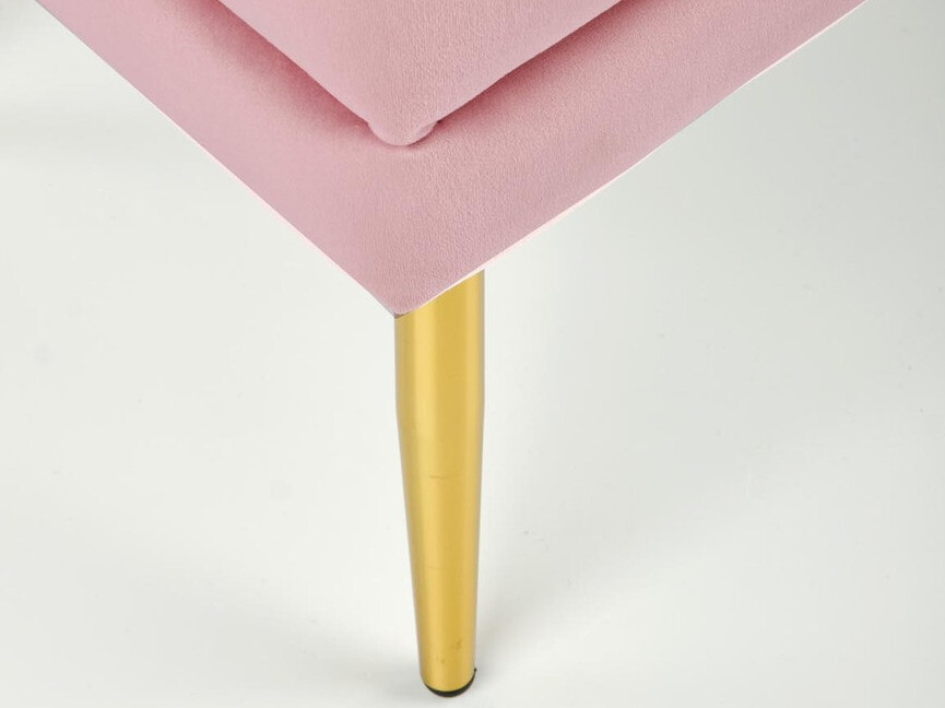 Gestoffeerde bank Houston 1255 (Roze + Gouden)