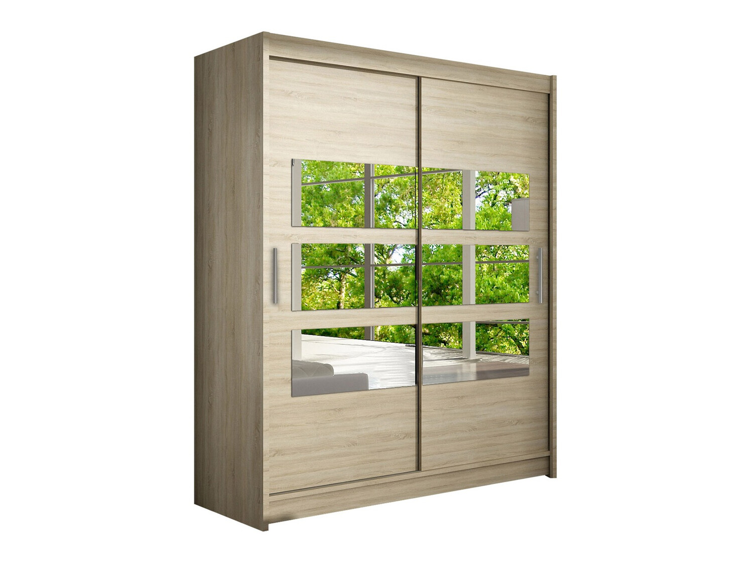 Kledingkast Closico 157 (Sonoma eik)