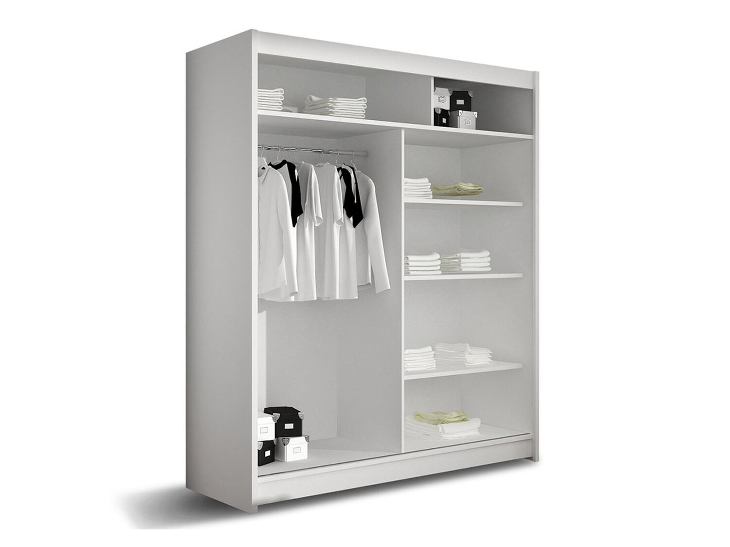 Kledingkast Closico 157 (Truffel eiken)