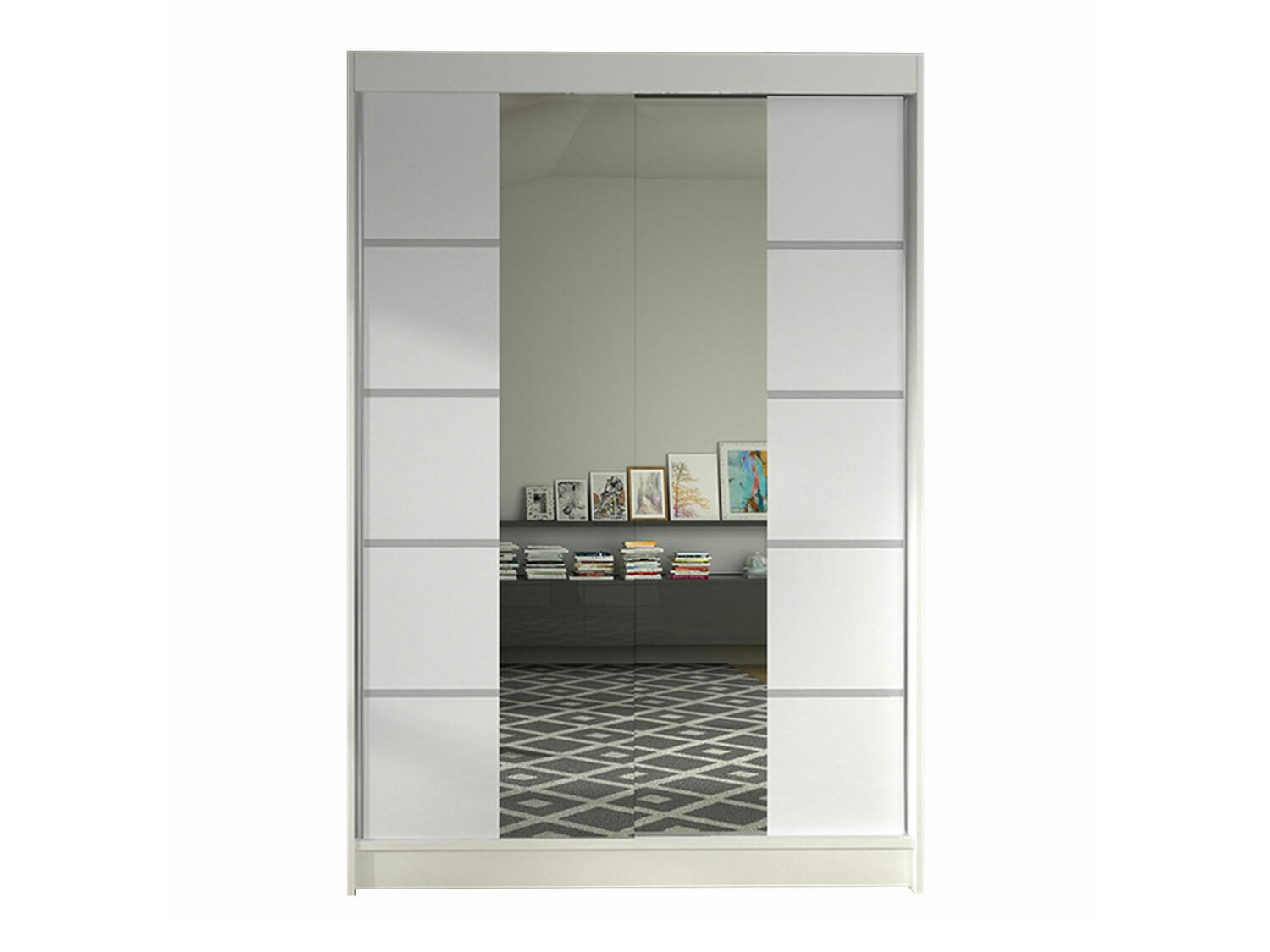 Kledingkast Closico Salvor V (Wit)