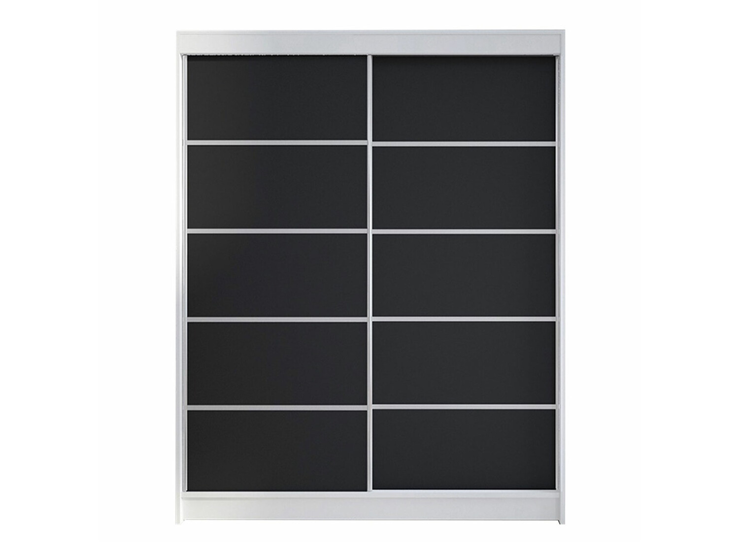 Kledingkast Closico Vastor IV (Wit + Zwart)