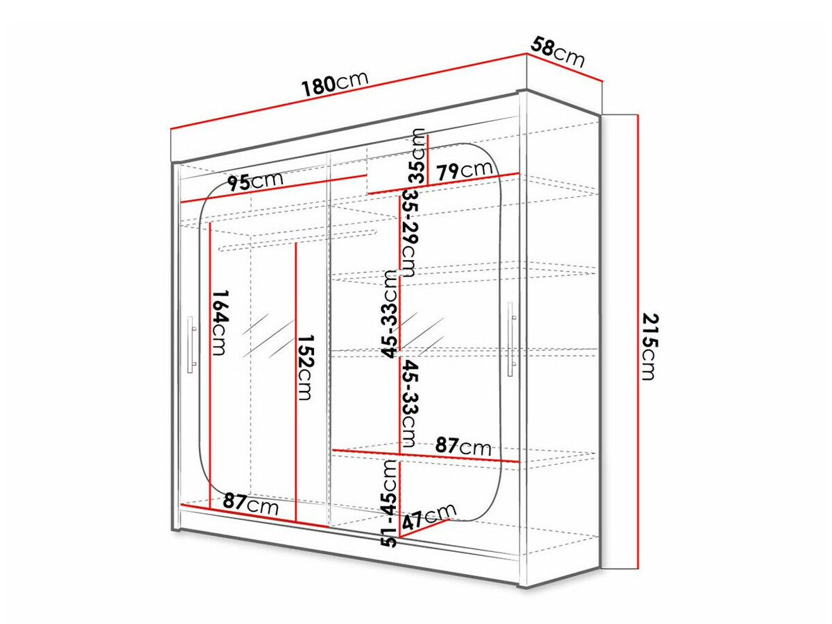 Kledingkast Closico 108 (Sonoma eik)