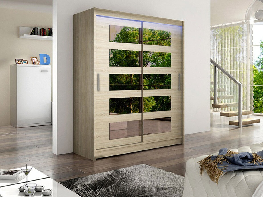 Kledingkast Closico 114 (Sonoma eik)