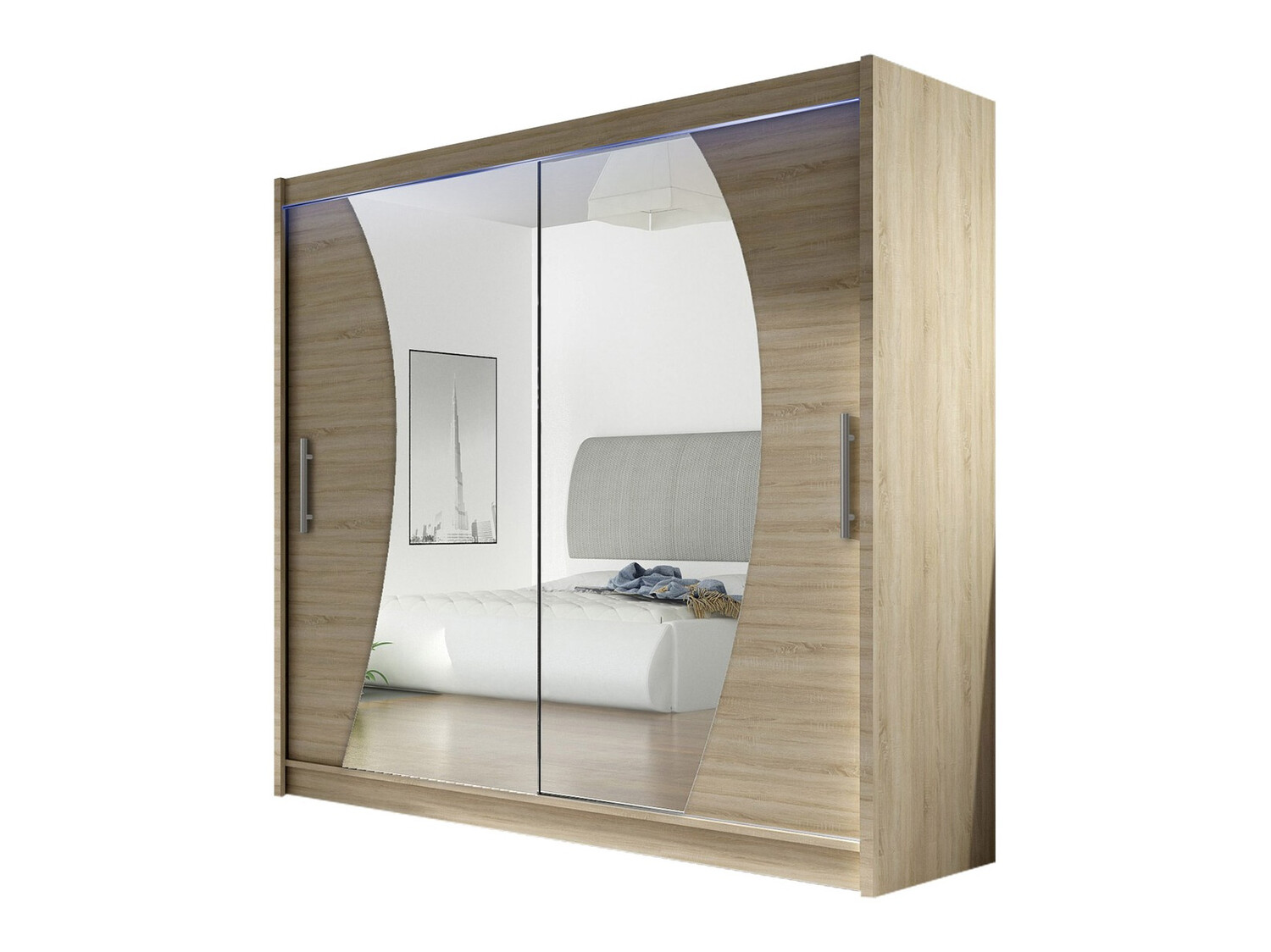 Kledingkast Closico 115 (Sonoma eik)