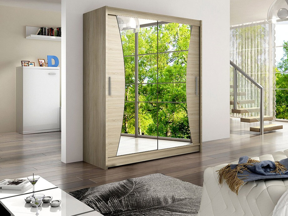 Kledingkast Closico 116 (Sonoma eik)