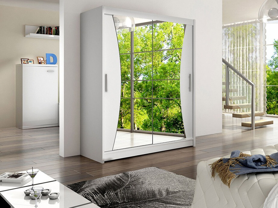 Kledingkast Closico 116 (Wit)