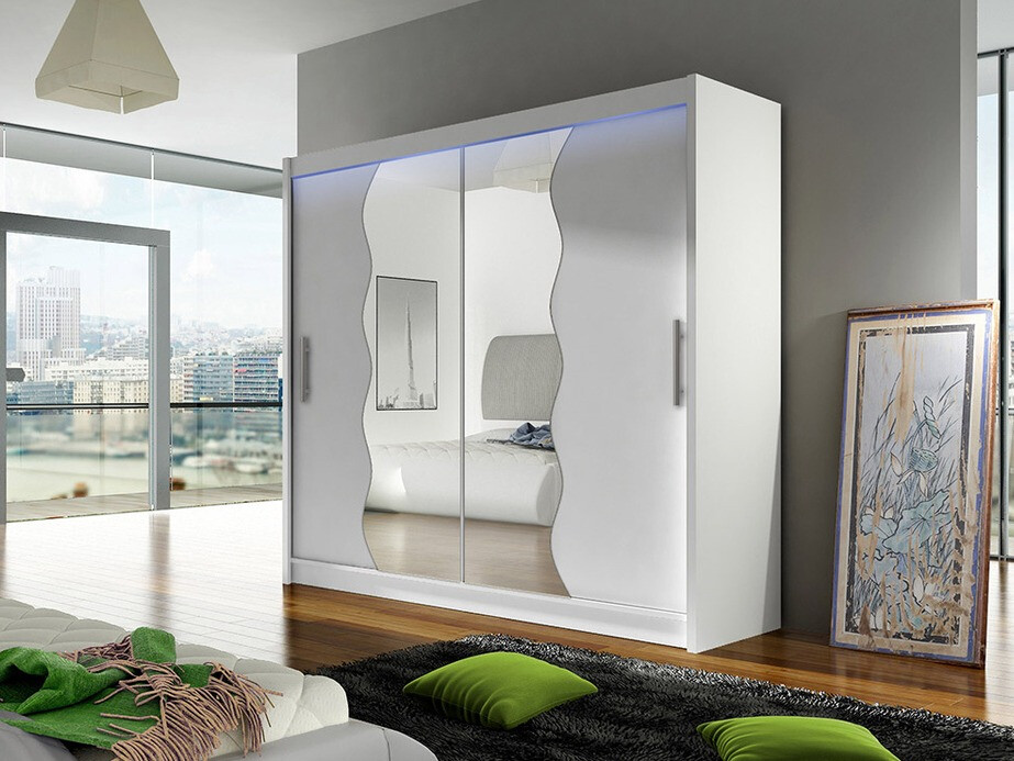 Kledingkast Closico 125 (Wit)