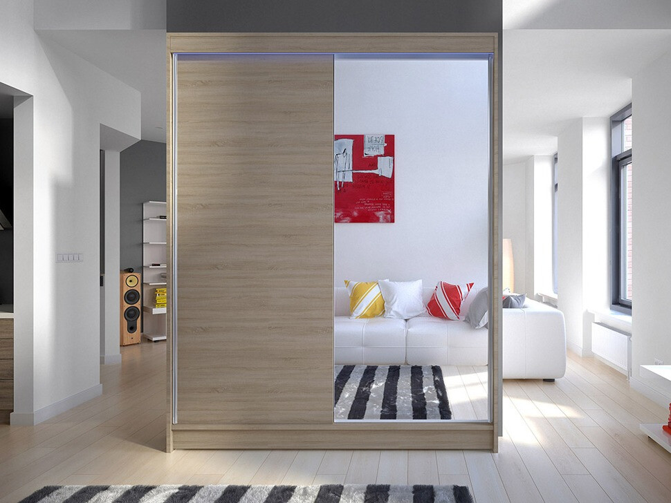 Kledingkast Closico 140 (Sonoma eik)