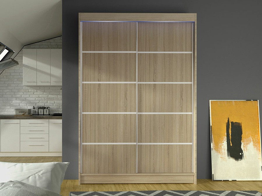 Kledingkast Closico 150 (Sonoma eik)