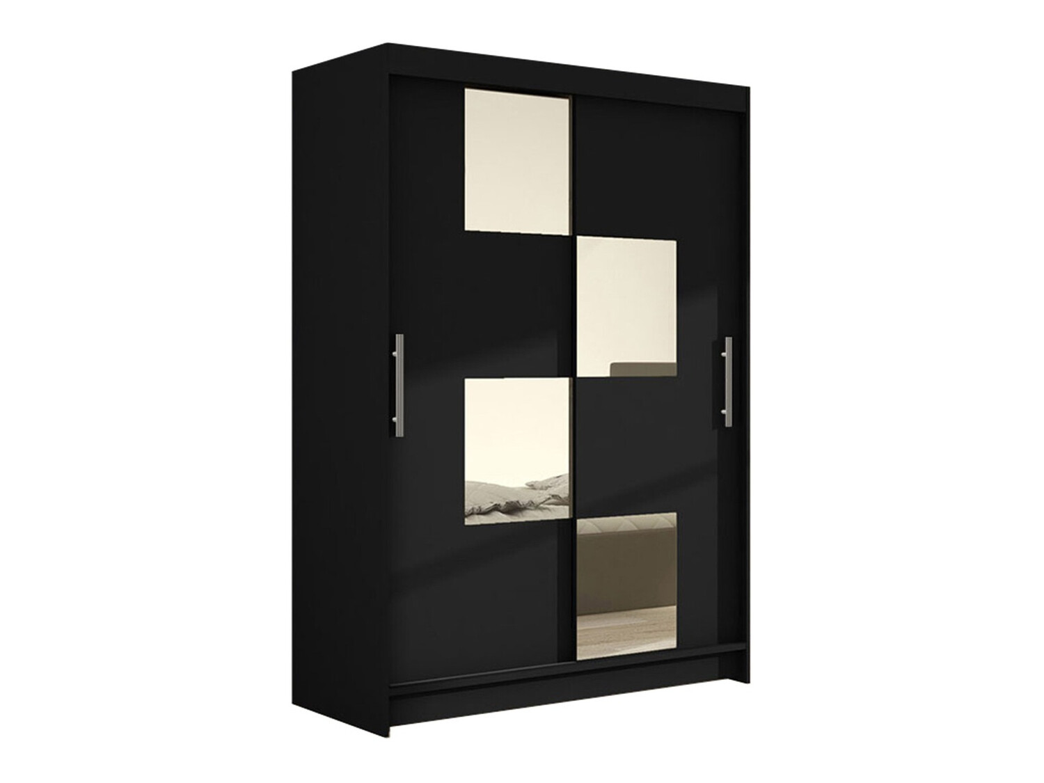 Kledingkast Closico Pacron III (Zwart)