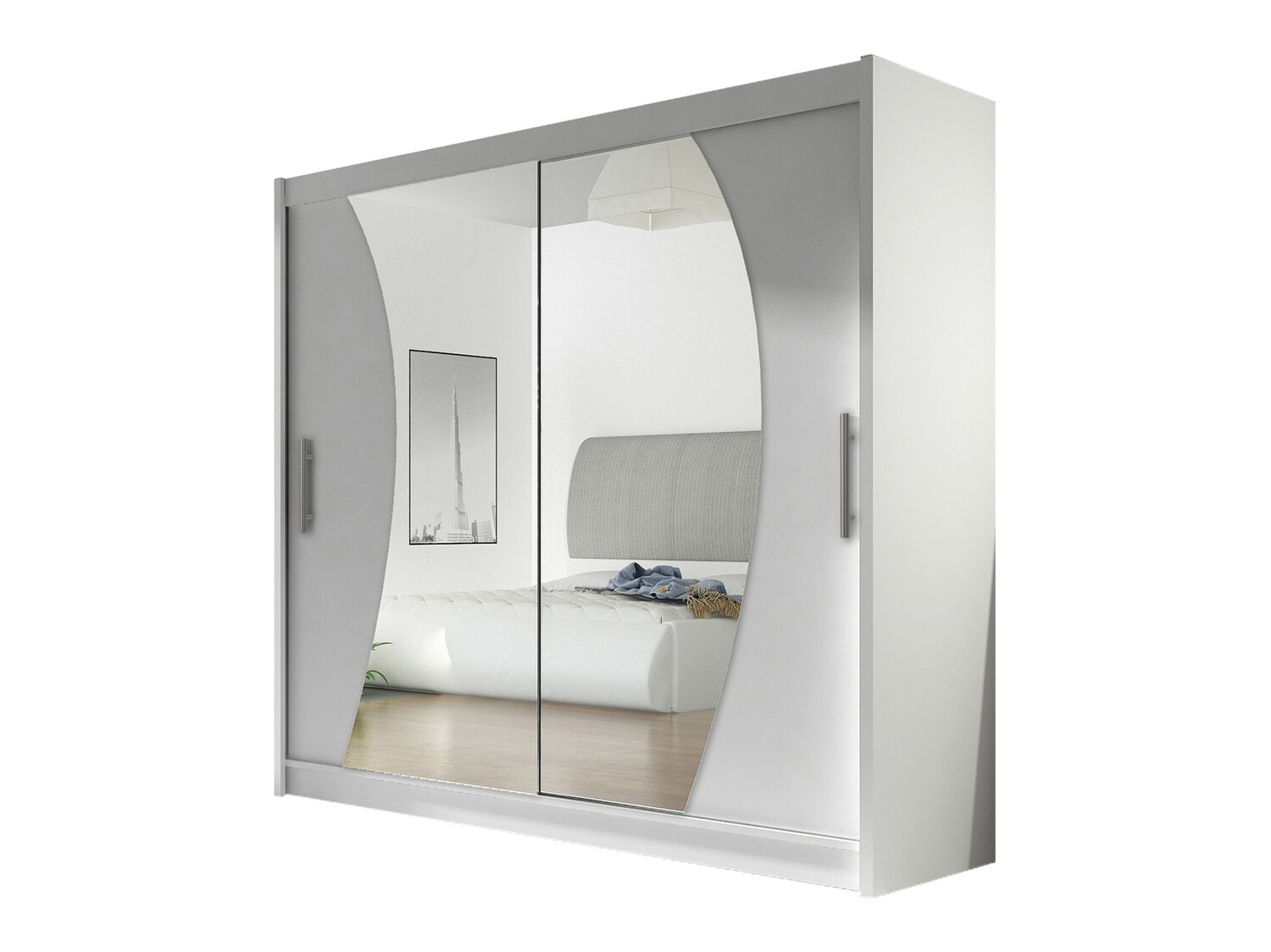 Kledingkast Closico Pallor IX (Wit)