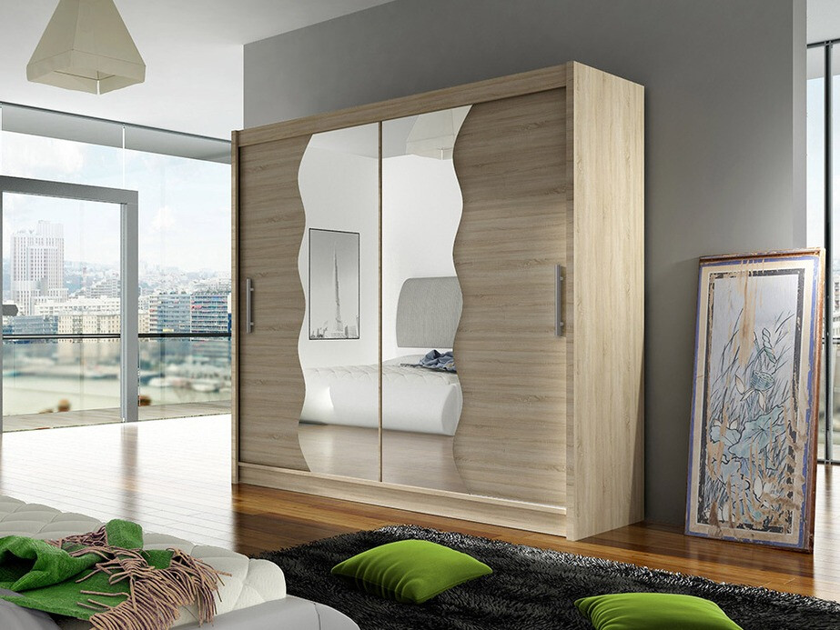 Kledingkast Closico Pallor X (Sonoma eik)