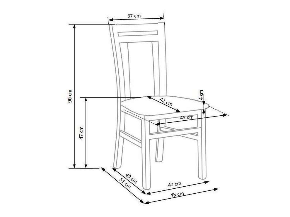 Stoel Houston 550 (Eiken honing + Beige)