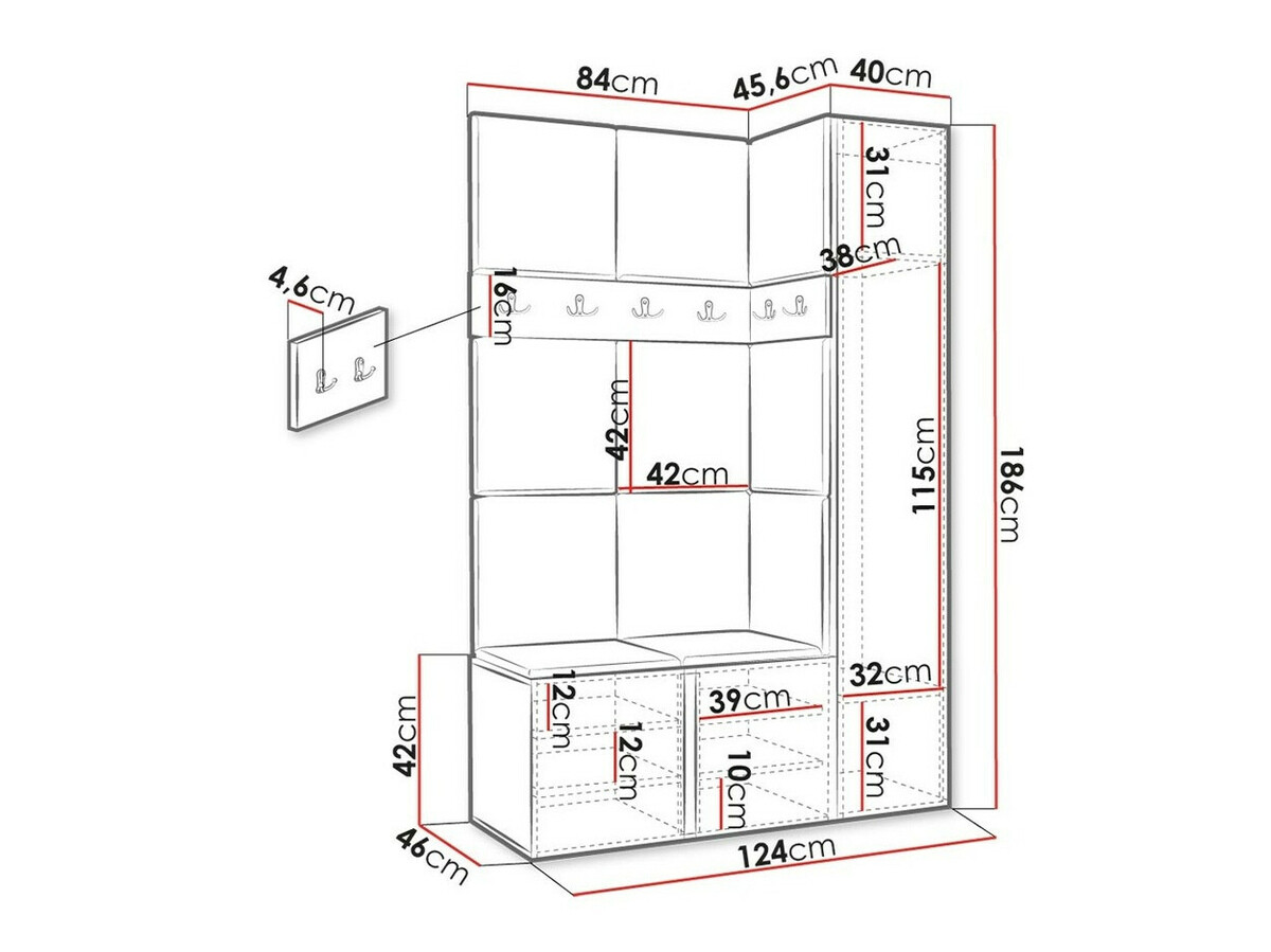 Gangmeubelset Hartford 277 (Eco leder Soft 011)