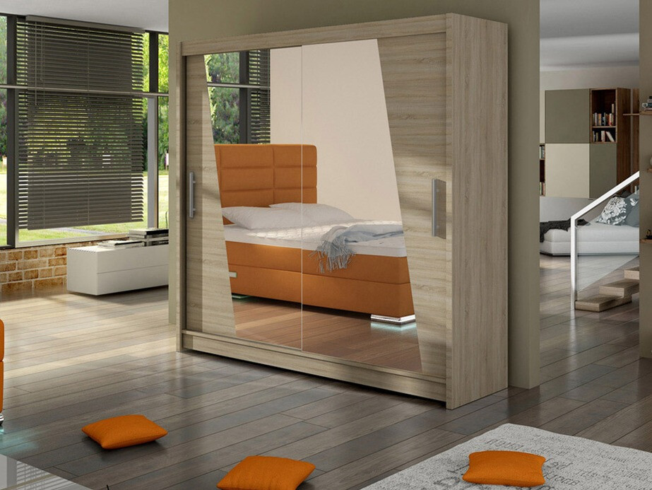 Kledingkast Closico 144 (Sonoma eik)