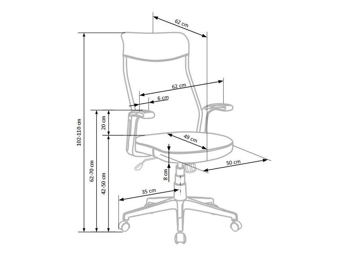 Bureaustoel Houston 605