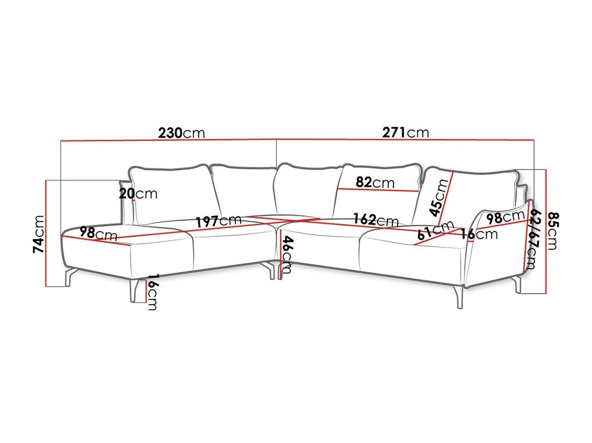 Hoekbank Lincoln 156 (Element 12)