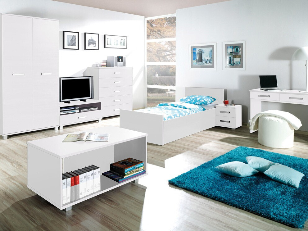Bed Cirevau 130 (Wit)