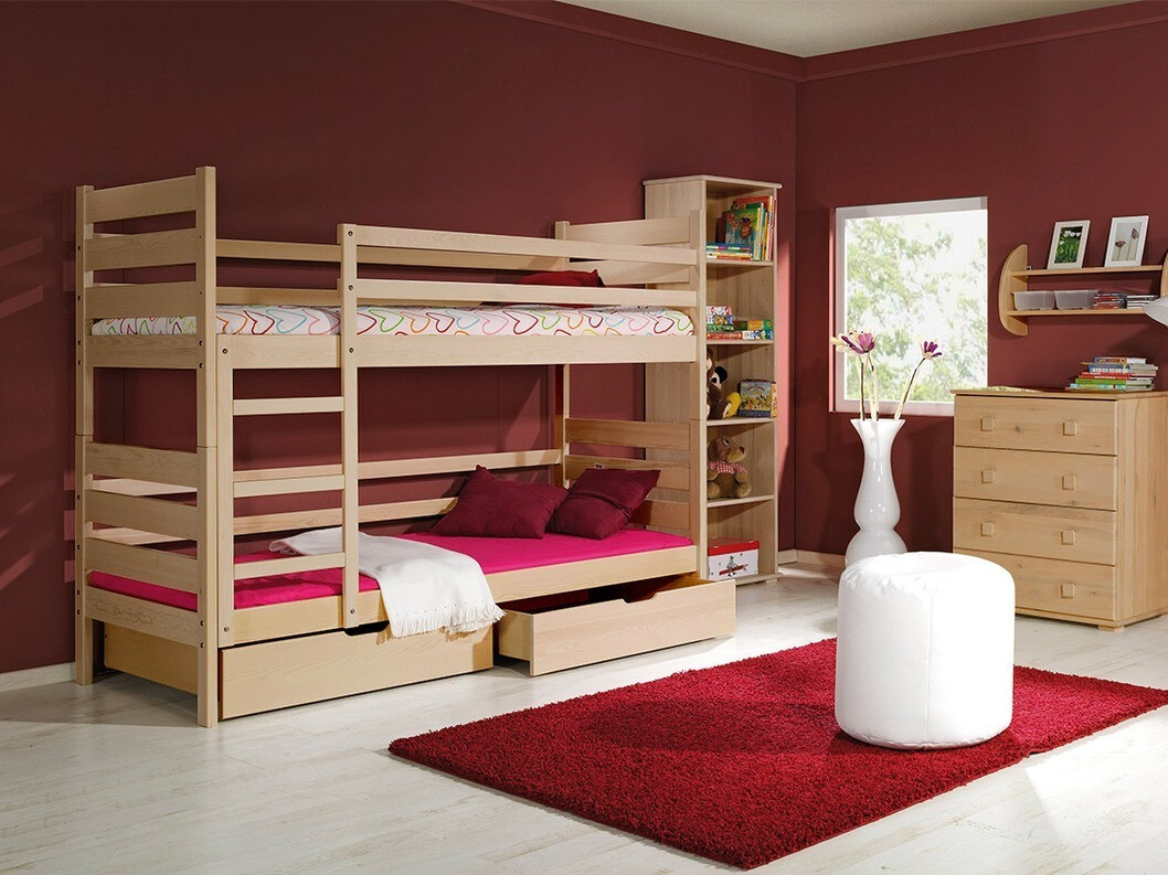 Stapelbed Ogden 100 (Grenen)