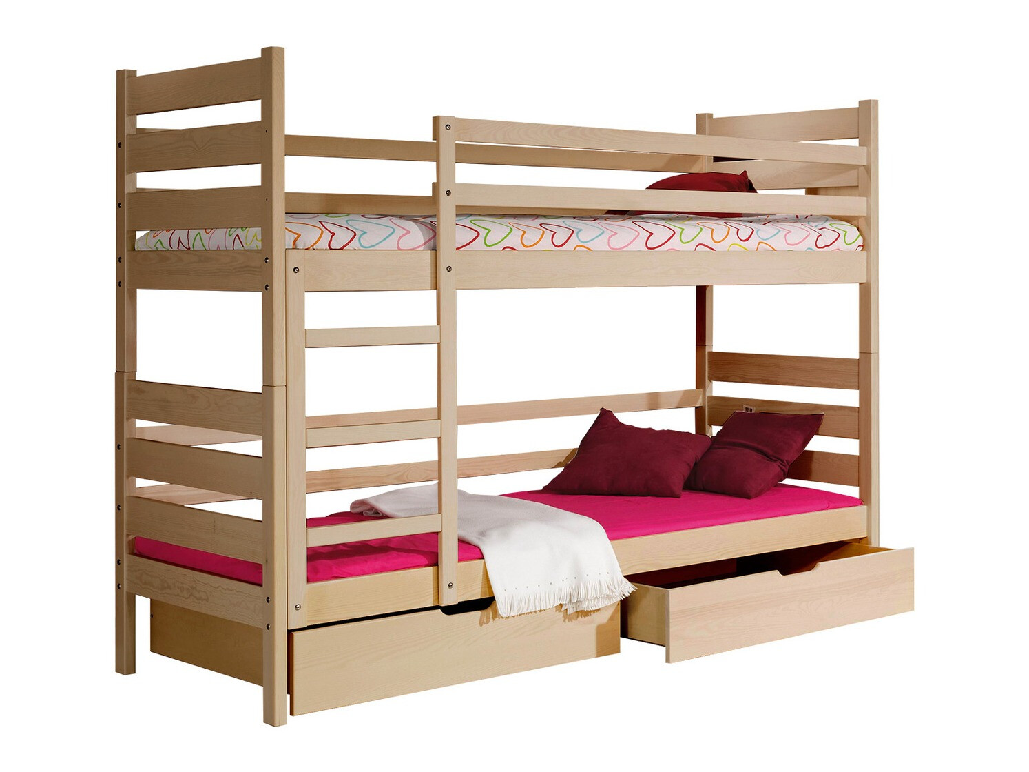 Stapelbed Ogden 100 (Grenen)