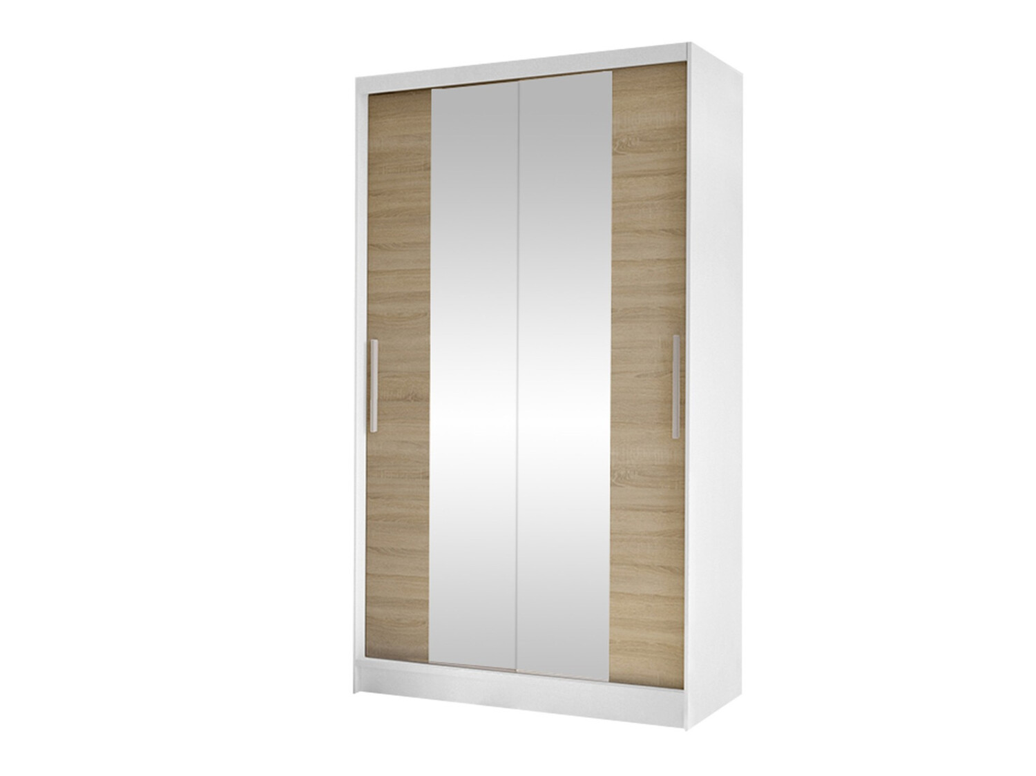 Kledingkast Closico Structor II (Wit + Sonoma eik)