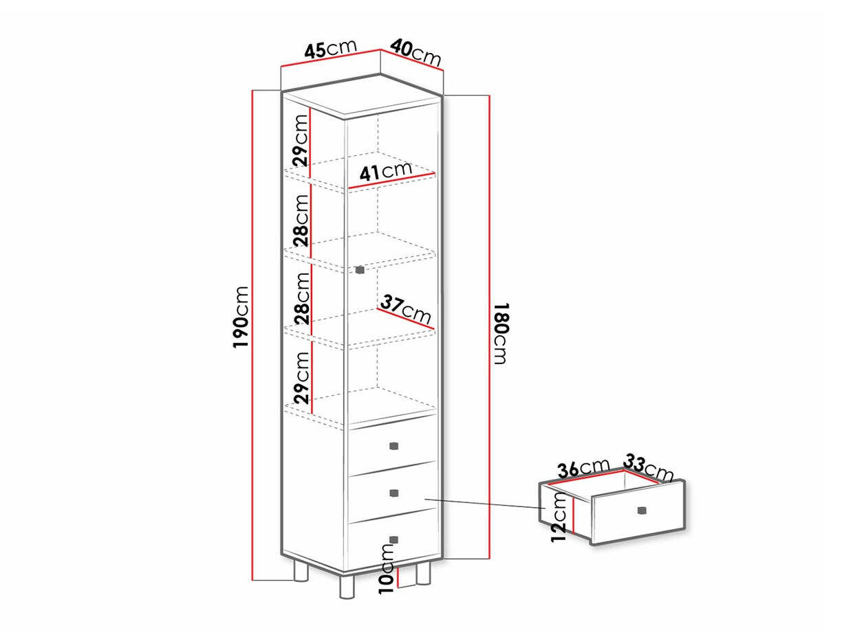 Boekenkast Omaha P103