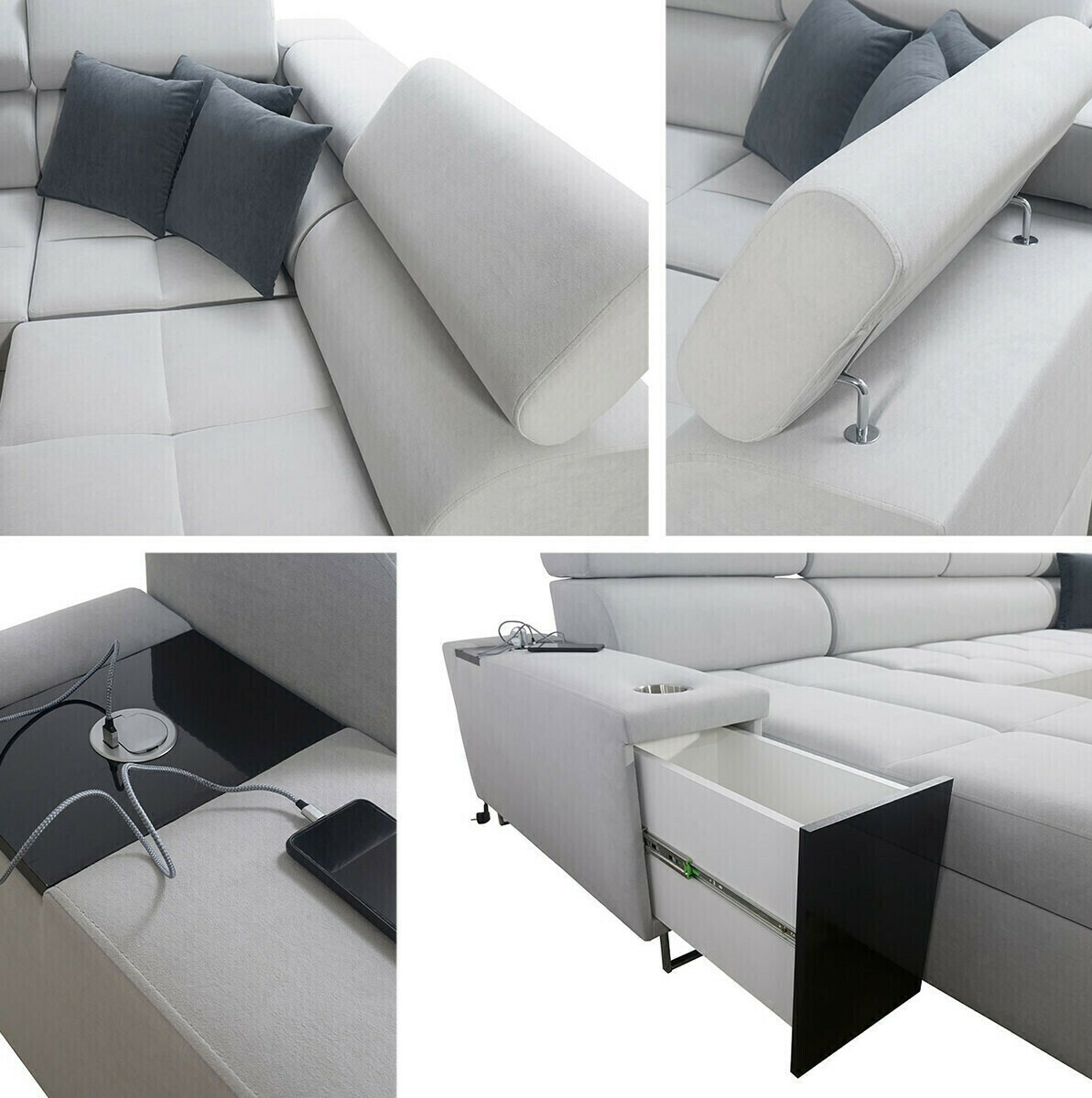 Hoekbank Pearland 114 (Rechts)