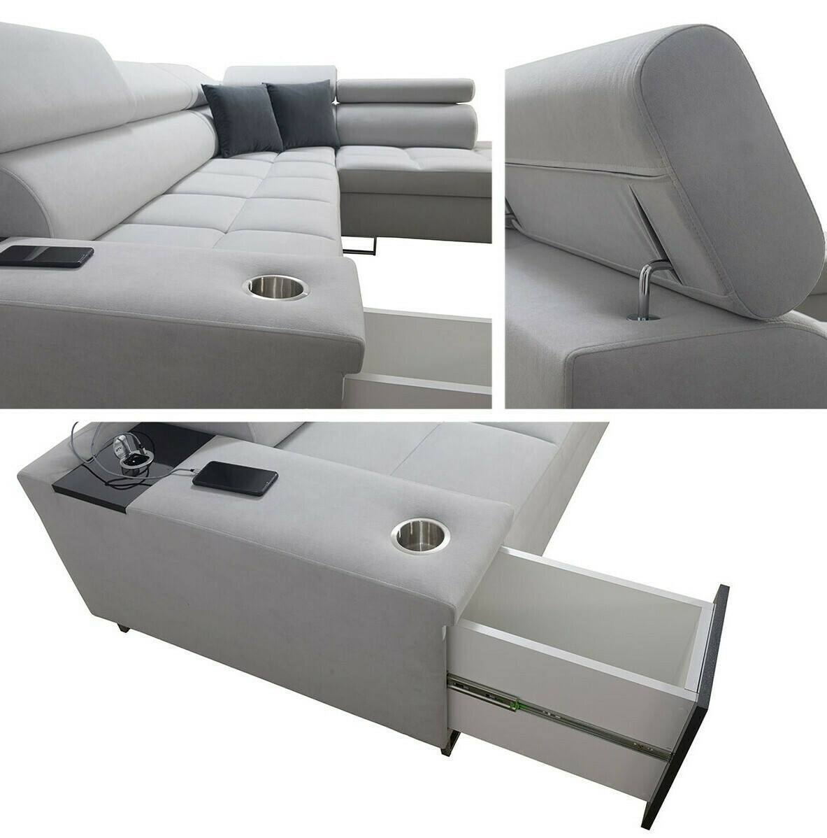 Hoekbank Pearland 115 (Sawana 21 + Sawana 14)