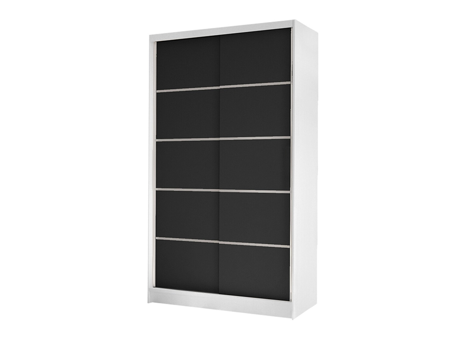 Kledingkast Closico Fractor IV (Wit + Zwart)