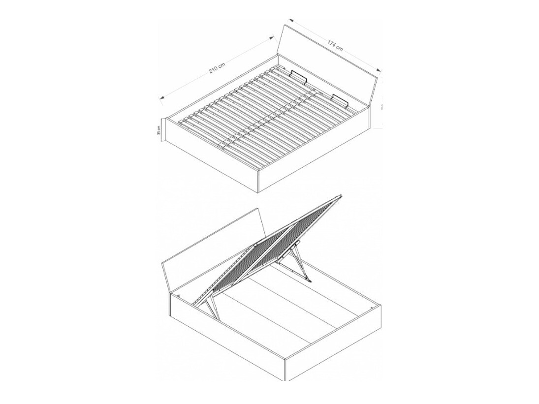 Bed Elicavo 103 (Wit)